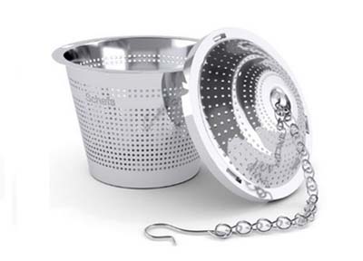 large stainless steel tea ball infuser