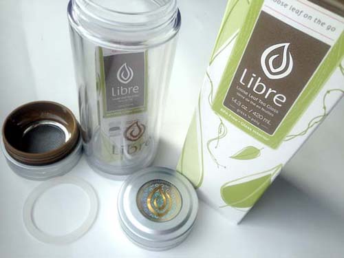 Libre Tea Glass Infuser Tumbler