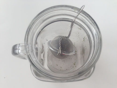 mesh tea ball mason jar