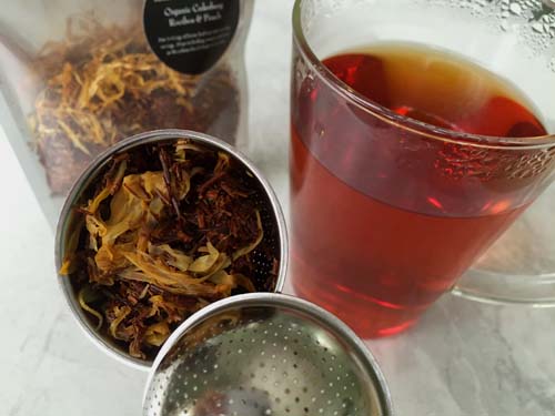 rooibos and peach tea review