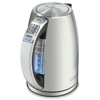 cuisinart electric tea kettle temperature control